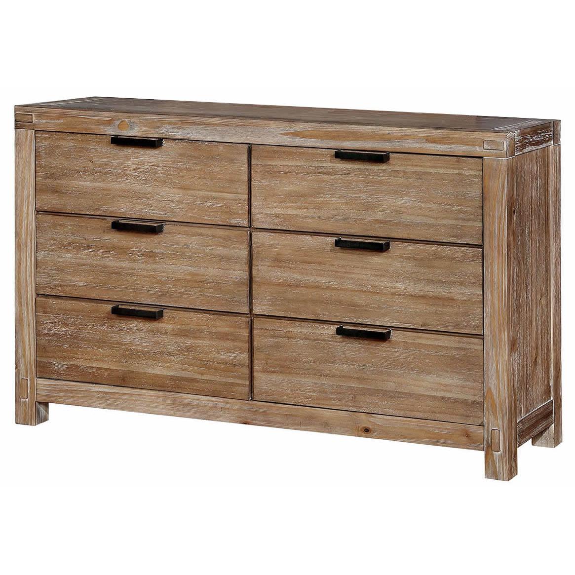Furniture of America Wynton 6-Drawer Dresser CM7360D IMAGE 1